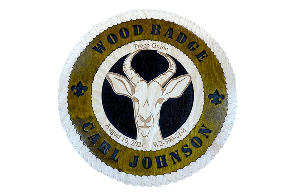 Antelope Wood Badge Award