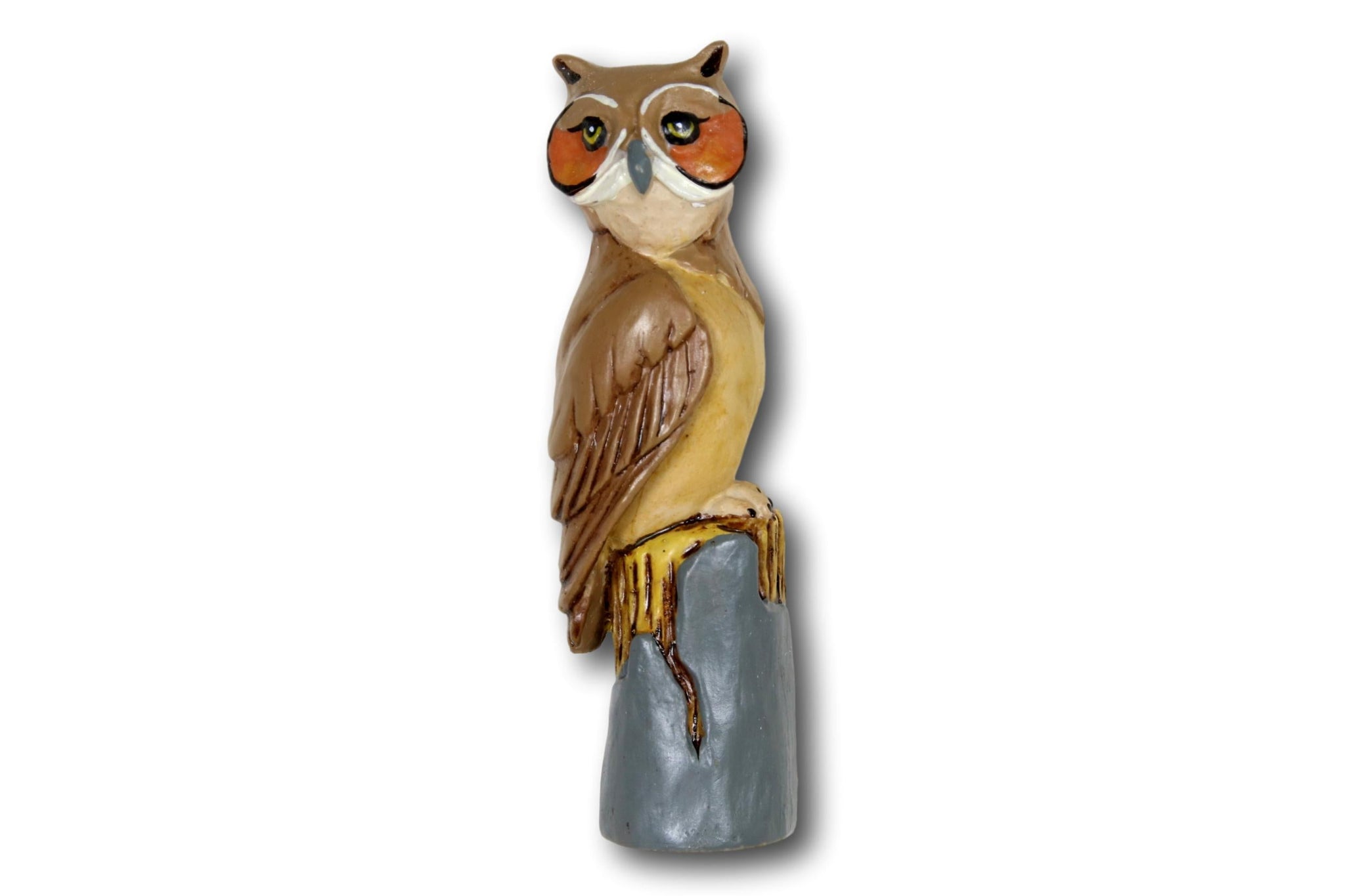 Owl Walking Stick Top