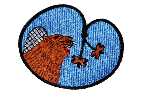 Beaver Oval Bead Patch
