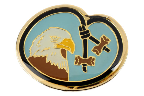 Eagle Oval Bead Pin