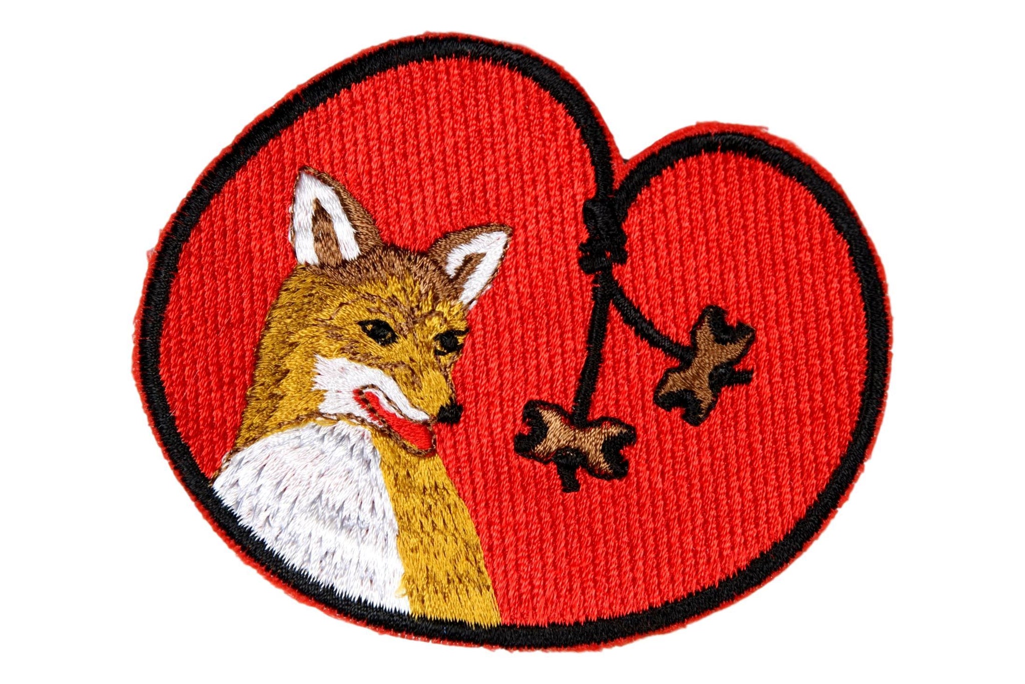 Fox Oval Bead Patch