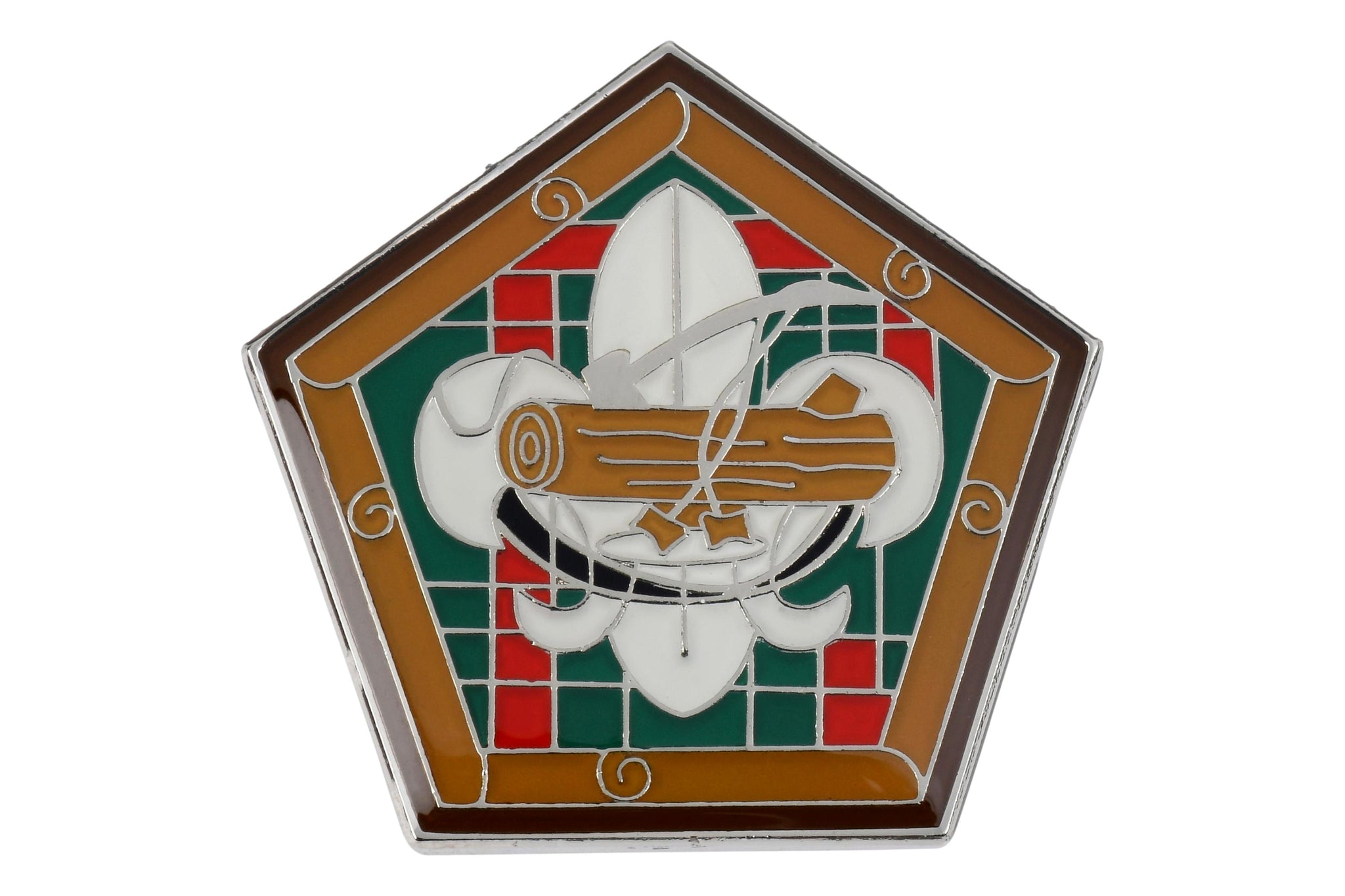 Wood Badge Pentagon Pin